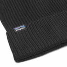 Patagonia Men's Fishermans Rolled Beanie in Black 