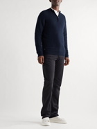 Peter Millar - Slim-Fit Cashmere-Blend Half-Zip Sweater - Blue