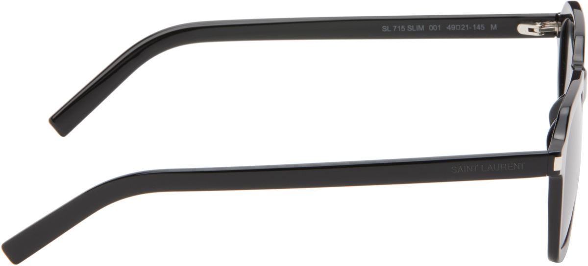 Saint Laurent SL715 SLIM 001 Square Sunglasses - Black Saint Laurent Black SL 715 Slim Sunglasses Saint Laurent main image 3