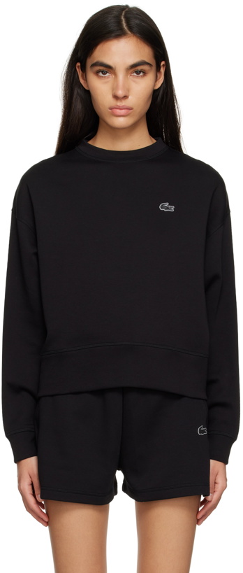 Photo: Lacoste Black Patch Sweatshirt
