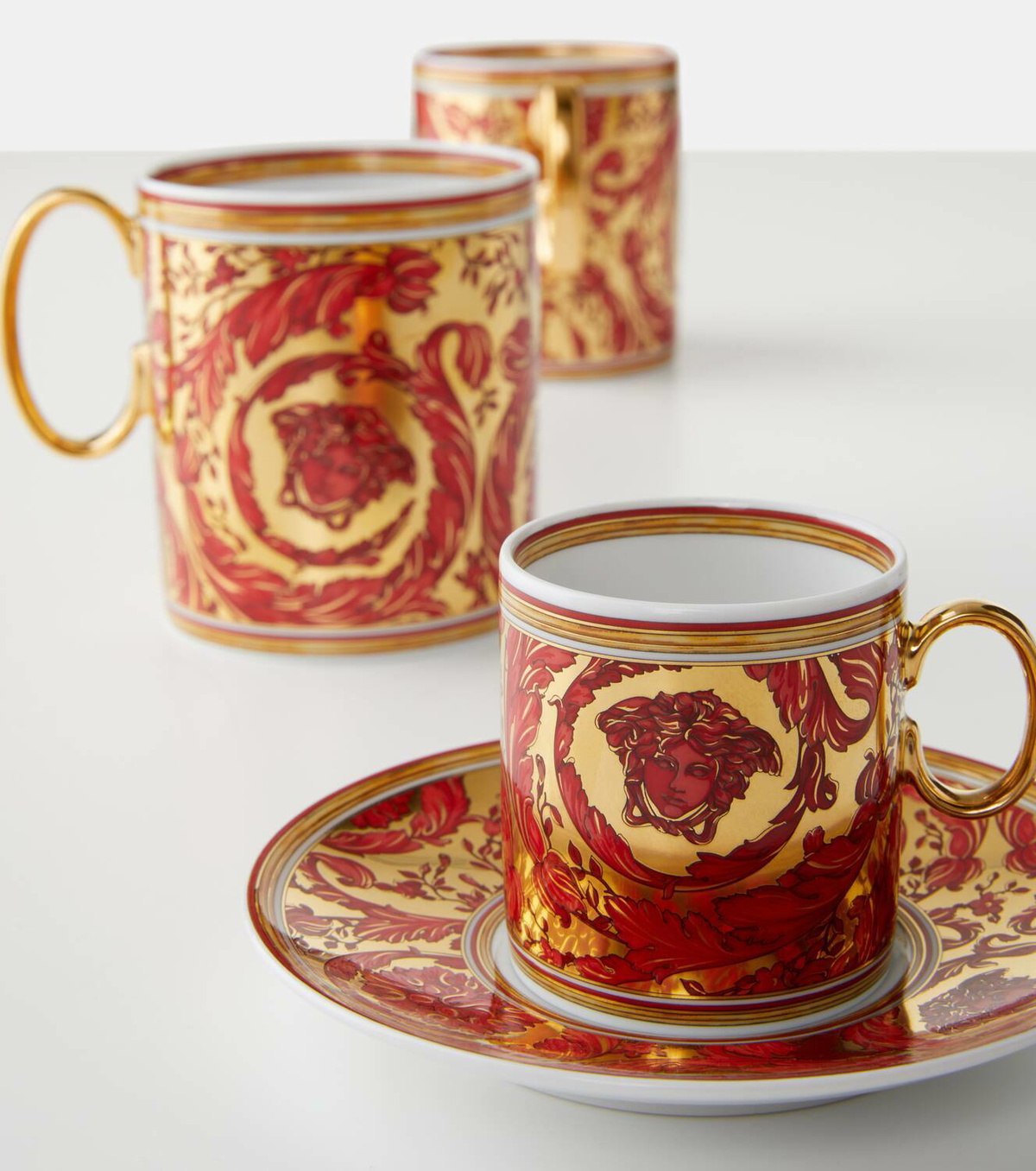 Versace Home Medusa Garland espresso cup and saucer set