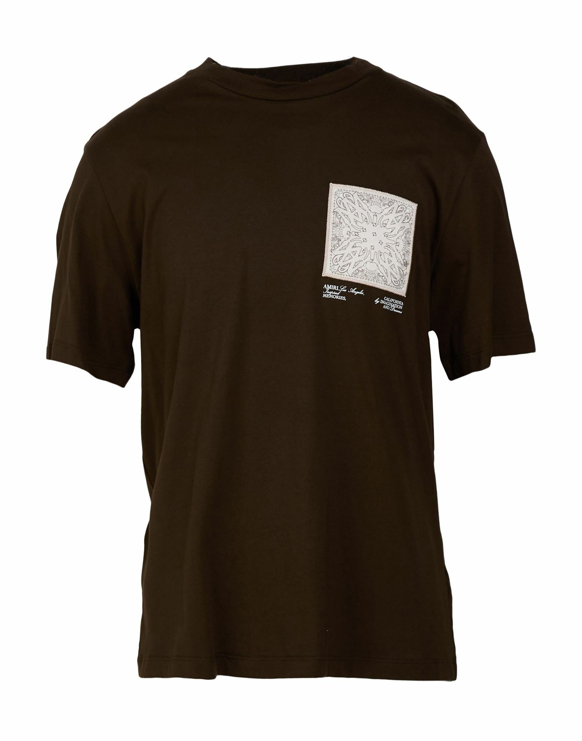Amiri Mens T-shirt Dark in Brown