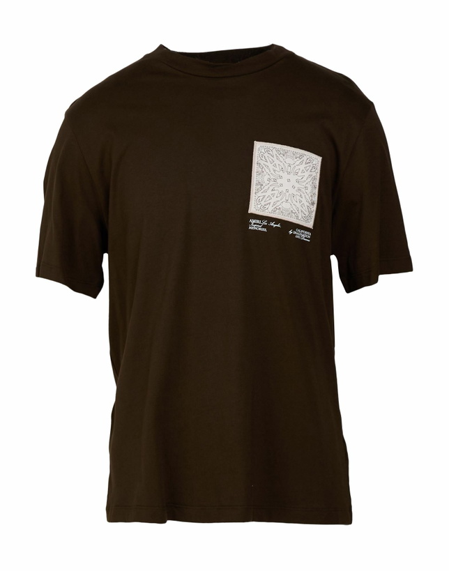 Photo: Amiri Mens T-shirt Dark in Brown