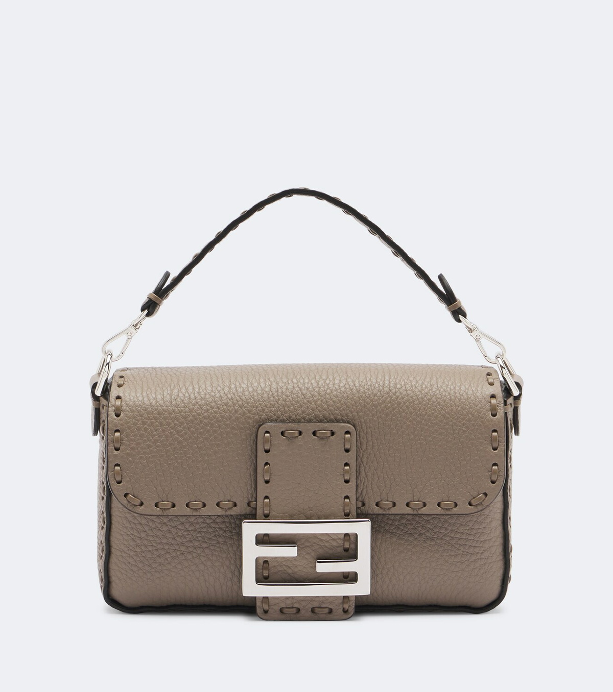 Fendi Baguette® Mini leather top-handle bag