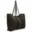 Gramicci Plaid Climbing Tote in Deep Brown 