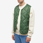 Foret Men's Fresh Reversible Liner Vest in Dark Green