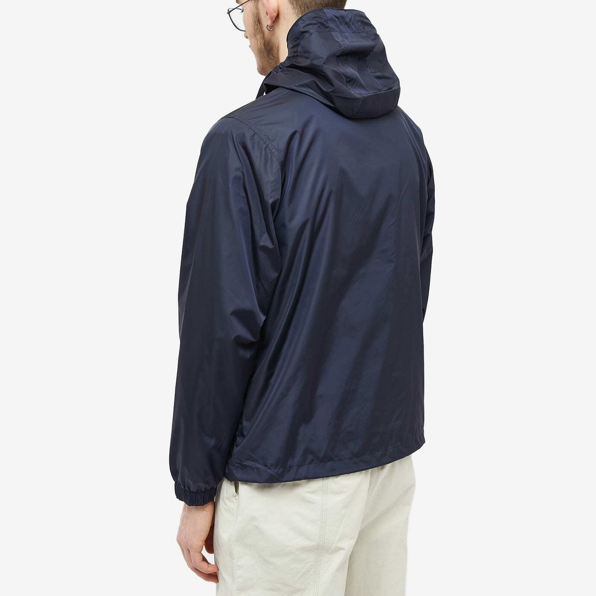 SOPHNET. Men's Limonta Nylon Hooded Jacket in Navy SOPHNET.