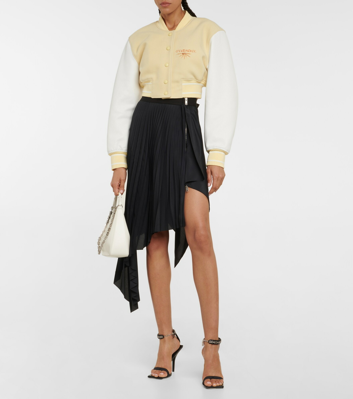 Givenchy Skirt Pleated Sand