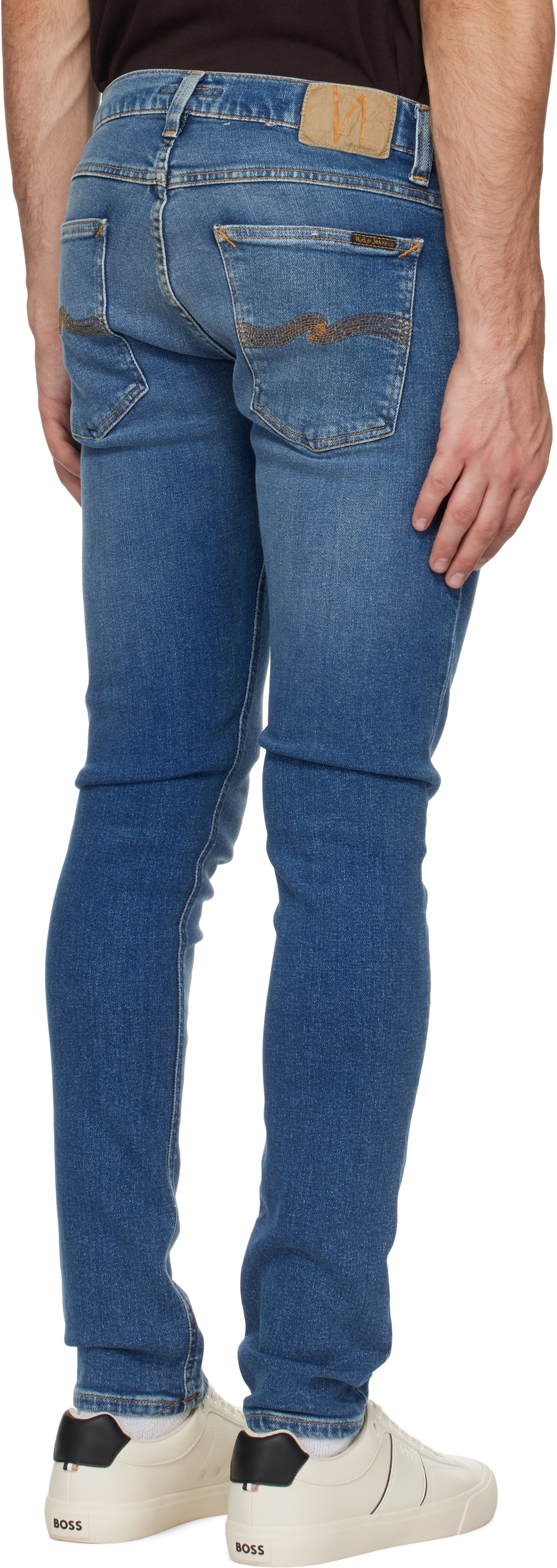 Nudie Jeans Blue Tight Terry Jeans