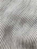 Oliver Spencer - Cuban Striped Linen-Twill Shirt - Blue