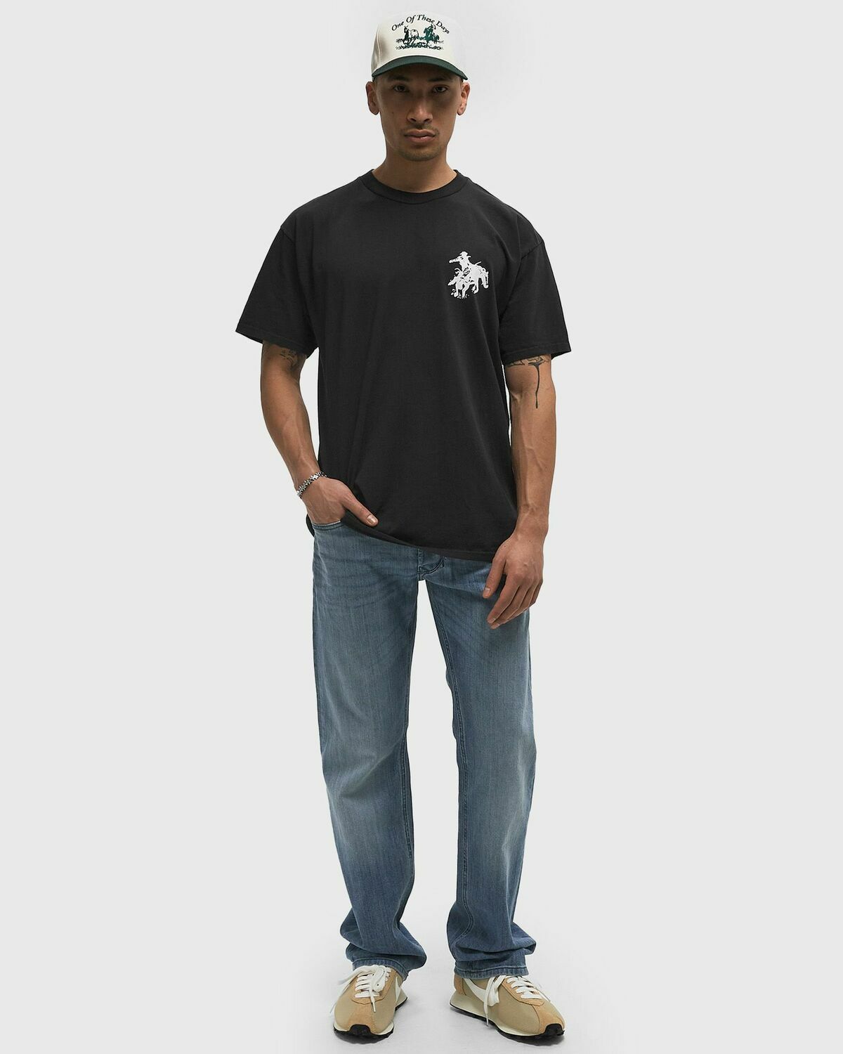 One of these Days RODEO OF RODEOS TEE Black Mens Shortsleefe
