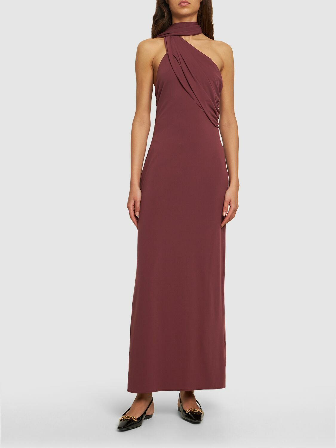 jersey wrap dress 3/4 sleeve Luxe Milk Jersey® 3/4 Sleeve Wrap Dress main image 1