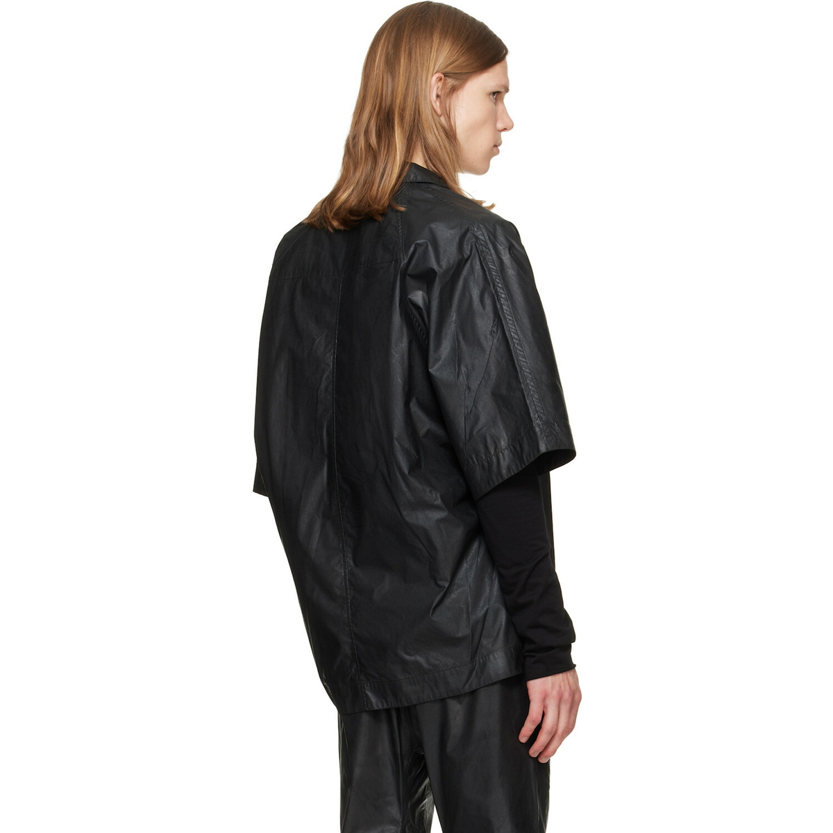 Julius Black Coated Kite Shirt