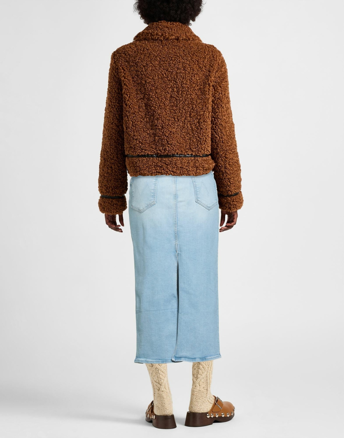 Mother Womens Denim skirt in Blue