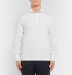 Brunello Cucinelli - Cotton-Jersey Polo Shirt - Men - White