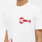 Thom Browne Men's Lobster Print T-Shirt in White