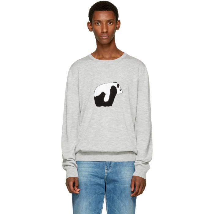 Loewe Grey Panda Sweater