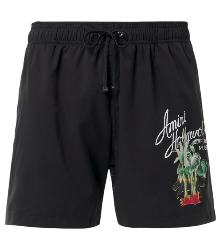Photo: Amiri Printed swim trunks