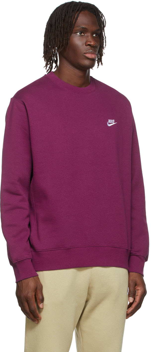 Purple sweatsuit nike hot sale