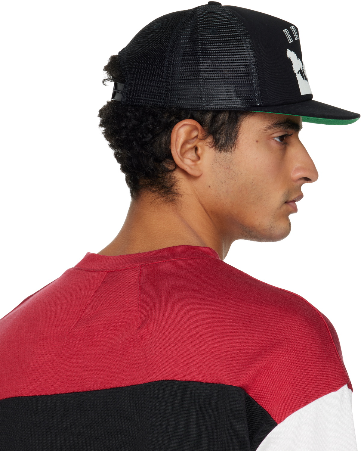 Rhude Black Thousand Palms Trucker Cap