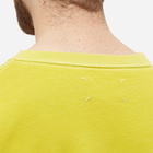 Maison Margiela Men's Smile Print Crew Sweat in Yellow