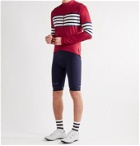 Cafe du Cycliste - Claudette Striped Cycling Jersey - Red