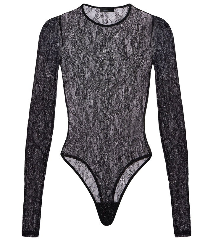 Photo: Wardrobe.NYC Floral lace bodysuit