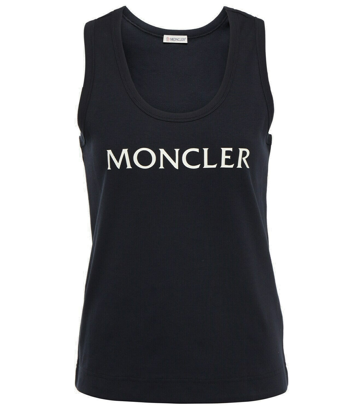 Moncler White Printed Tank Top Moncler