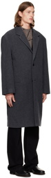 LEMAIRE Gray Chesterfield Coat