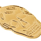 Alexander McQueen Men's Skull Keyring in Gold