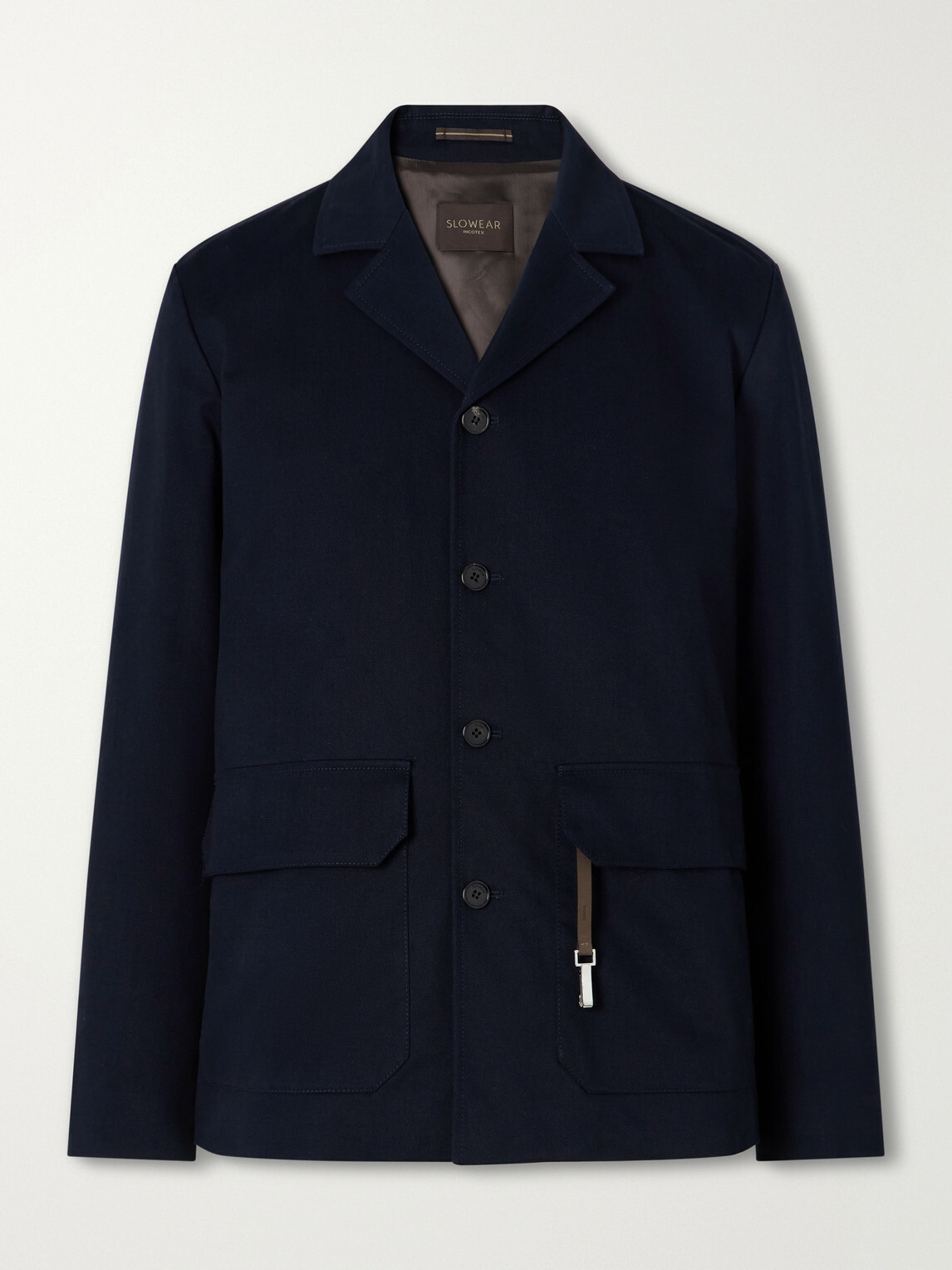 Slowear - Cotton and Cashmere-Blend Gabardine Blouson Jacket - Blue