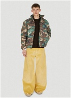 Camouflage Quilted Jacket in Green