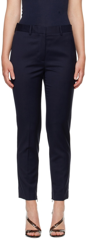 Photo: Helmut Lang Navy Slim-Fit Trousers