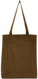 A.P.C. Brown Corduroy Lou Tote