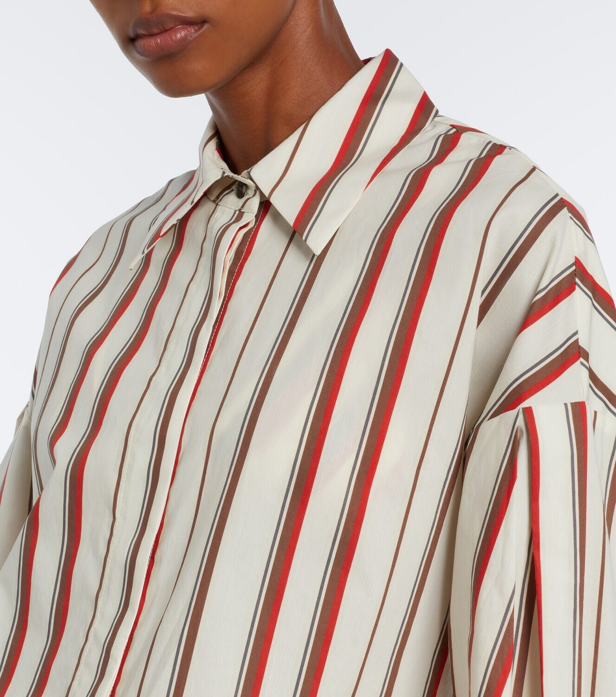 SIR Alva striped cotton shirt