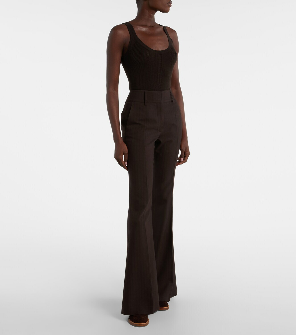 Gabriela Hearst Pointelle wool tank top