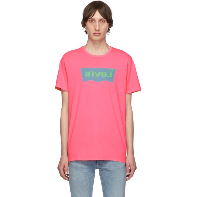 Photo: Levis Pink Housemark Graphic T-Shirt