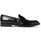 Canali - Leather Penny Loafers - Black