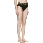 Versace Underwear Black Medusa Empire Briefs