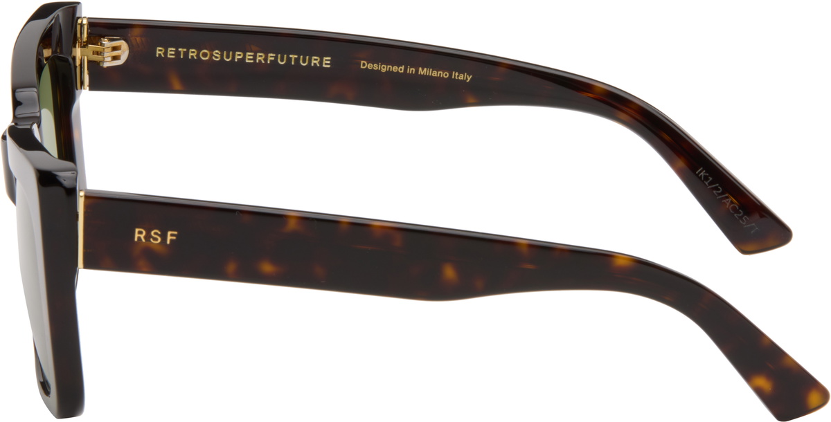 RETROSUPERFUTURE Black & Brown Senta Sunglasses