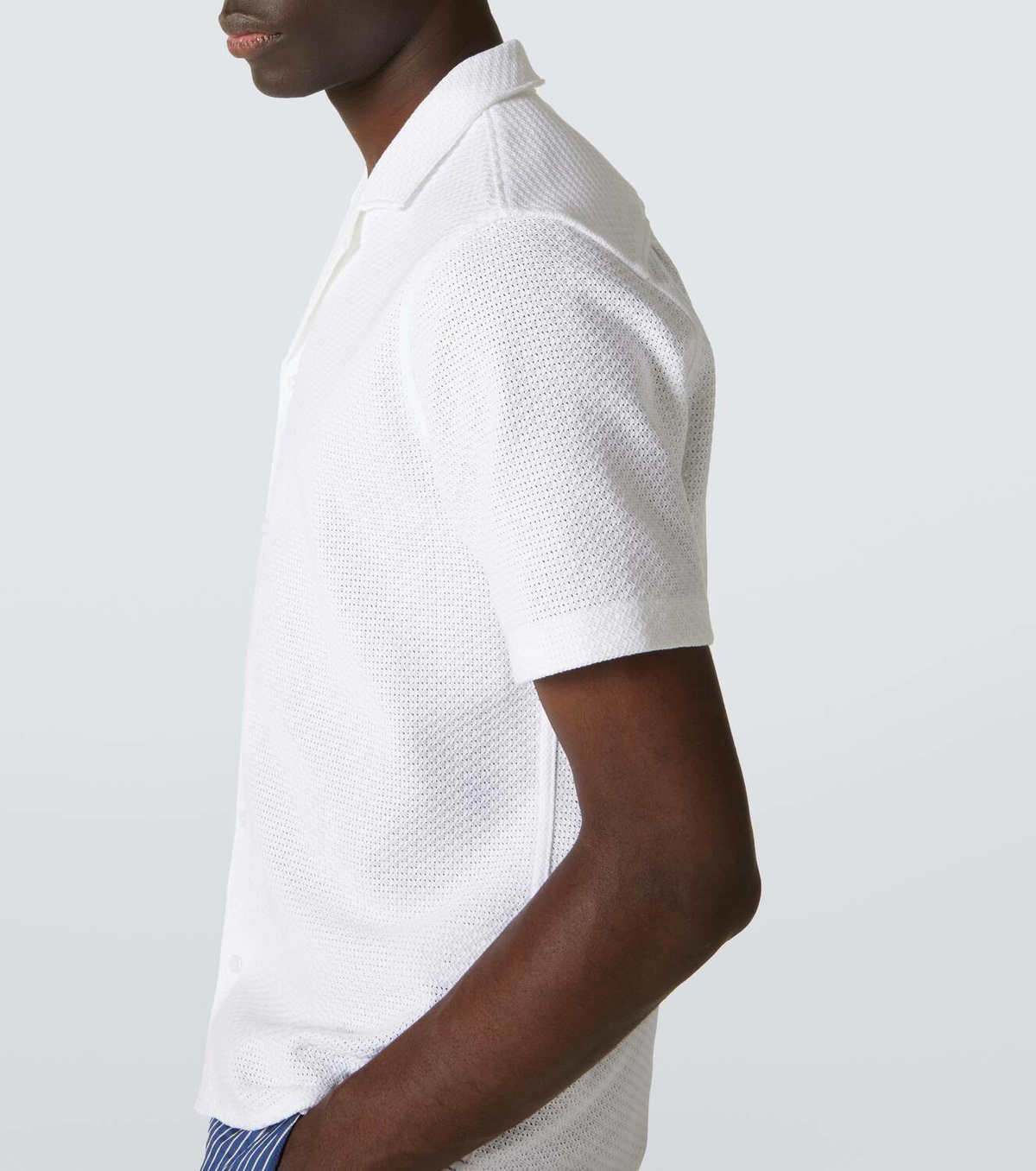 Orlebar Brown Maitan cotton bowling shirt