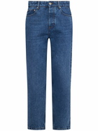 AMI PARIS Tapered Cotton Denim Jeans