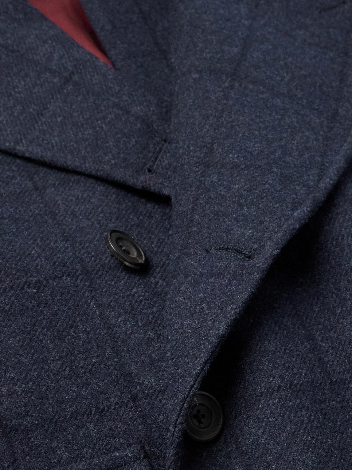 Rubinacci - Ulster Double-Breasted Checked Wool Coat - Blue