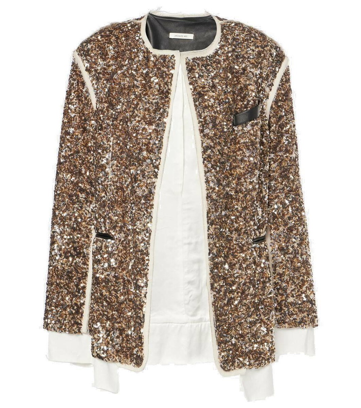 Photo: Jacques Wei Sequined leather jacket