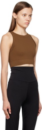 VAARA Brown Essential Seamless Sport Top
