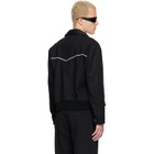 Ernest W. Baker Black Western Harrington Jacket