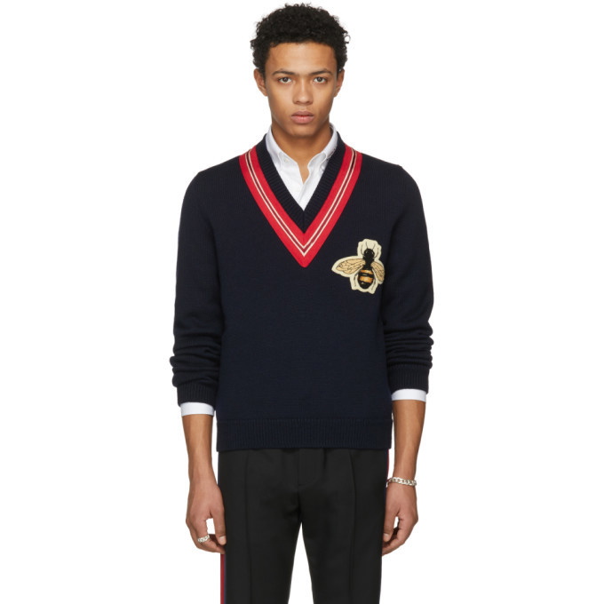 Photo: Gucci Navy Bee Sweater