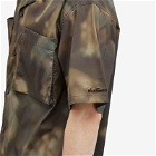 Wild Things Men's Short Sleeve Camp Shirt in Olive Nature Mosaic