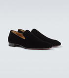 Christian Louboutin Dandelion velvet loafers