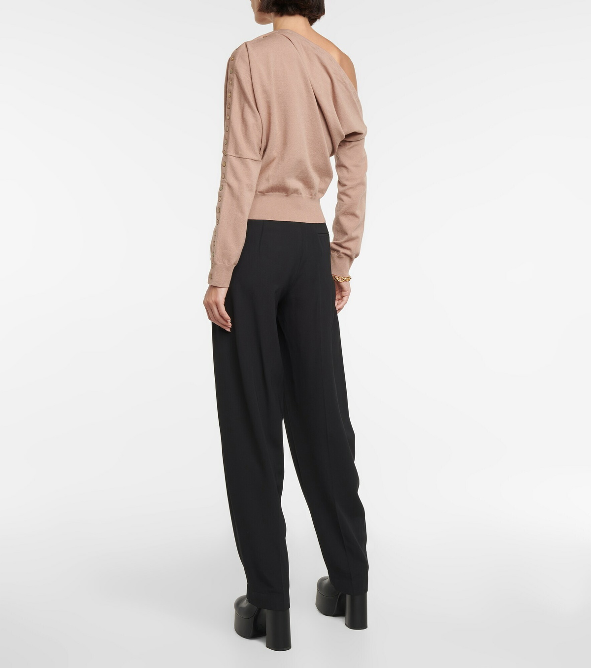 Altuzarra - Cragen one-shoulder wool-blend sweater Altuzarra